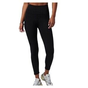 Fabletics Women's Oasis Pureluxe  High Waist Pockets Leggings Black Medium NWT